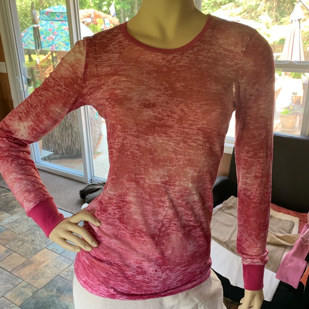 pink long sleeve